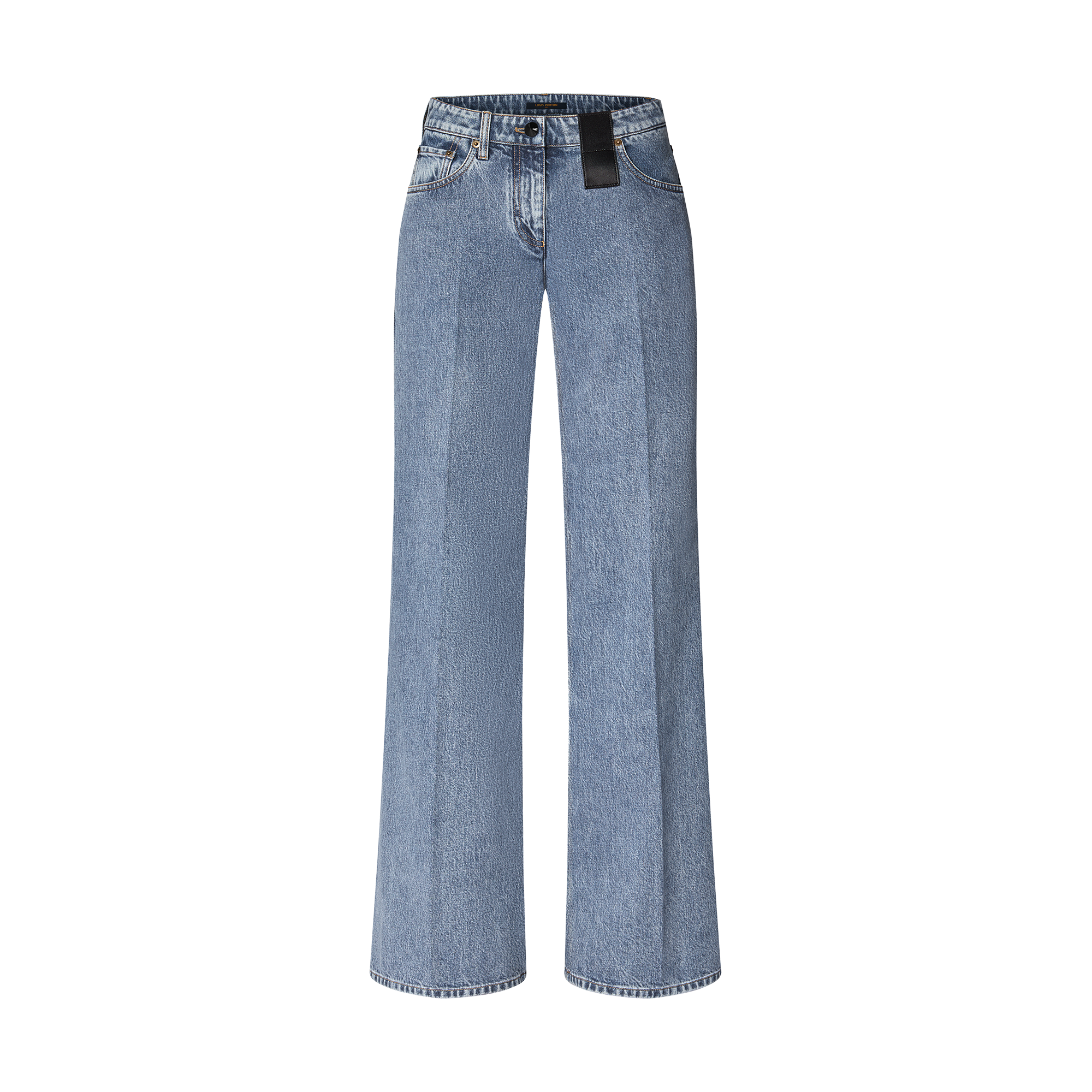 パンツ Jent Louis Bicolor Semi-Flare Denim Flared Fit Denim Pants - Men - Ready-to-Wear | LOUIS VUITTON ®